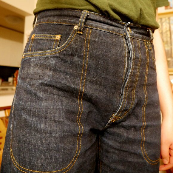 VINTAGE REPRODUCTION 1930s selvedge jeans. Cathcart Heritage - Picture 1 of 5